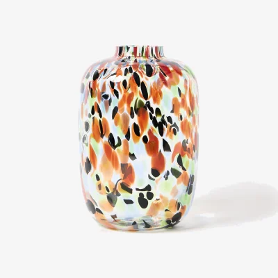 Oliver Bonas Amira Tinted Speckled Glass Vase
