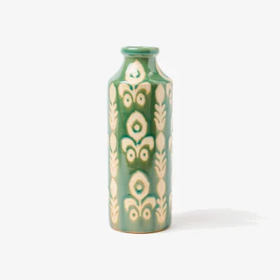 Oliver Bonas Lola Green Ceramic Vase