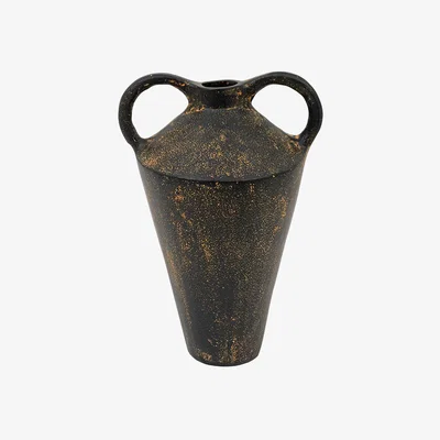 Perch and Parrow Cairo Metal Vase, Large
