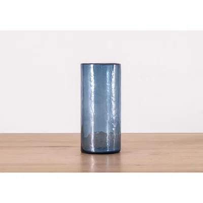 Perch and Parrow Melvin Bubble Clear Glass Vase, Small