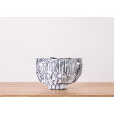Perch and Parrow Ares Grey Cloud Vase, Small
