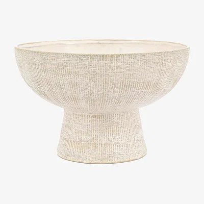 Perch and Parrow Lithos Bowl Vase, Small