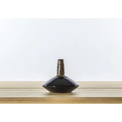 Perch and Parrow Lilliane Black Bud Vase
