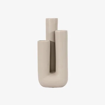 Perch and Parrow Atoll Vase in Pebble - Large