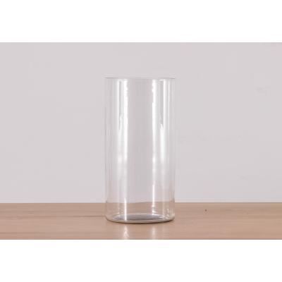 Perch and Parrow Melvin Bubble Clear Glass Vase, Large