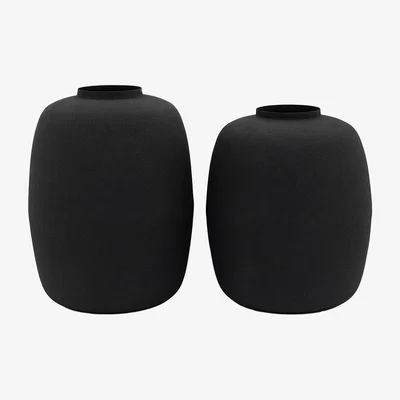 Perch and Parrow Sable Vase, Small, Set of 2