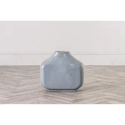 Perch and Parrow Damon Triangle Stoneware Vase, Small