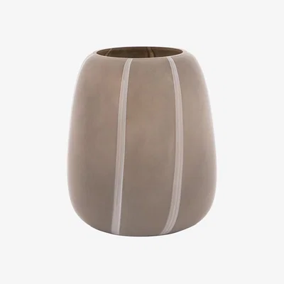 Perch and Parrow Arla Stripe Glass Vase, Large