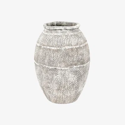 Perch and Parrow Knossos Vase in Antique Grey - Large