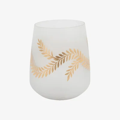 Perch and Parrow Mercier Golden Frosted Vase