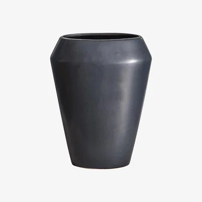 Perch and Parrow Linden Grey Vase, Small
