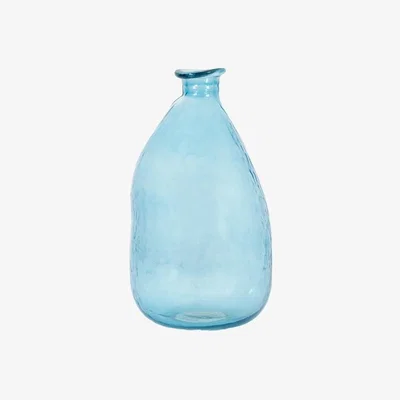 Perch and Parrow Atlantis Vase in Ocean Blue - Large