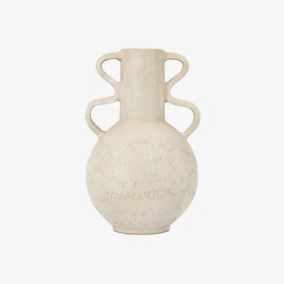 Perch and Parrow Chios Vase in Grey - Large