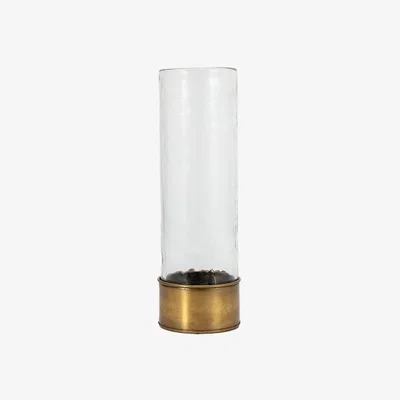 Perch and Parrow Dappler Vase in Antique Bronze - Medium