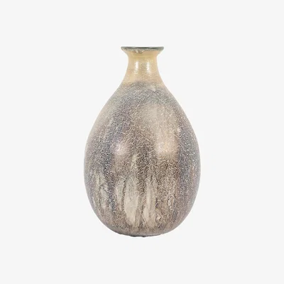 Perch and Parrow Elysia Vase in Antique Gold