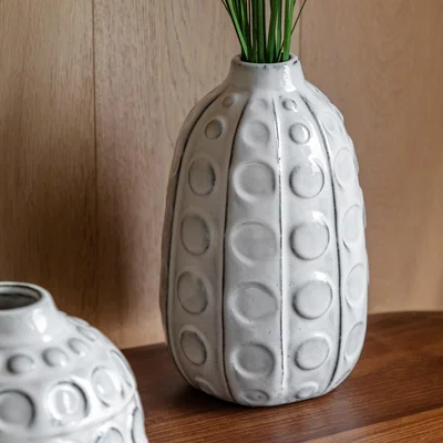 Perch and Parrow Ciela Dotted Ceramic Vase, Large