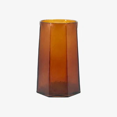 Perch and Parrow Siena Faceted Hurricane Vase, Large