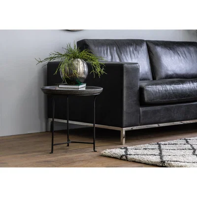 Perch and Parrow Ayaan Textured Round Vase