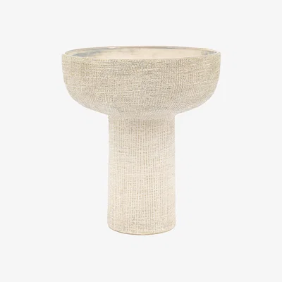 Perch and Parrow Lithos Bowl Vase, Large