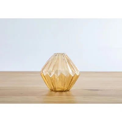Perch and Parrow Eden Bud Vase in Gold, Large