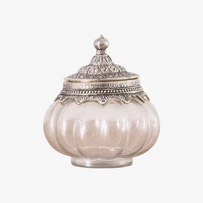 Perch and Parrow Valencia Lidded Jar