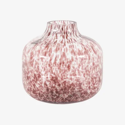 Perch and Parrow Speckle Vase in Brown, Small