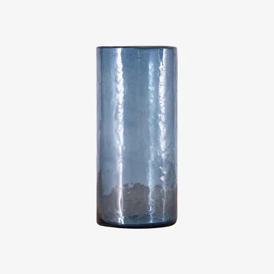 Perch and Parrow Melvin Bubble Clear Glass Vase