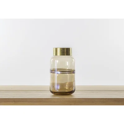 Perch and Parrow Imani Gold Trim Vase, Small