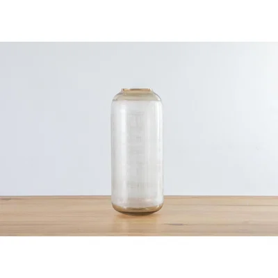 Perch and Parrow Mylah Glass Mesh Pattern Vase