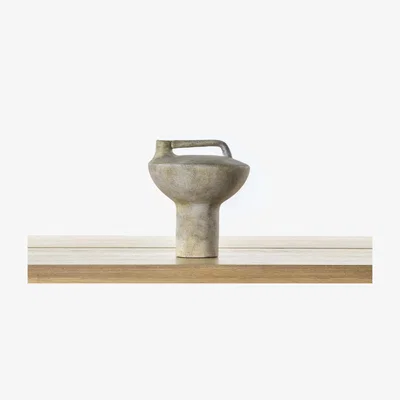 Perch and Parrow Rumiko Vase in Natural