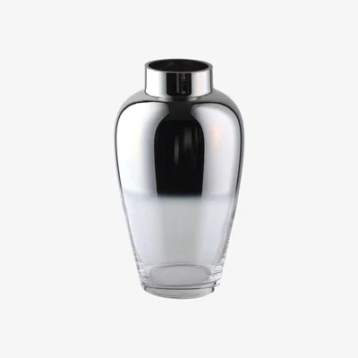 Pagazzi Kenyasi Silver Glass Vase
