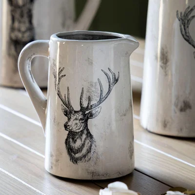 Pagazzi Stag Pitcher Vase Medium