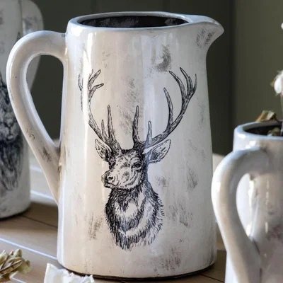 Pagazzi Stag Pitcher Vase Large