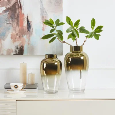 Pagazzi Kenyasi Gold Glass Large Vase