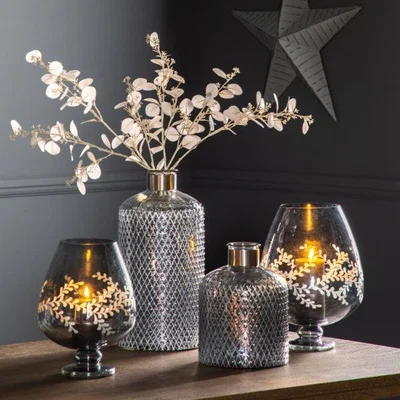 Pagazzi ERICA VASE GREY LUSTRE SMALL