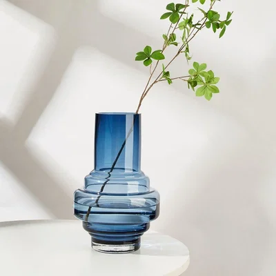 Pagazzi Stamford Blue Glass Vase