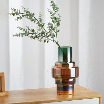 Pagazzi Avelino Green Glass Vase