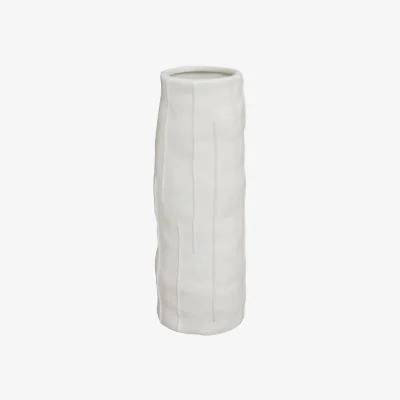 The Range Chiara Medium Natural Sand Effect Vase - Dolomite 100%