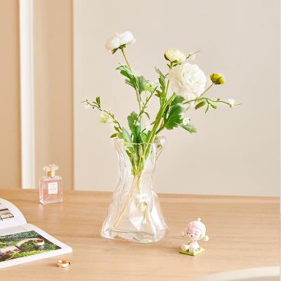 The Range Modern Creative Glass Vase - Transparent / Transparent Glass