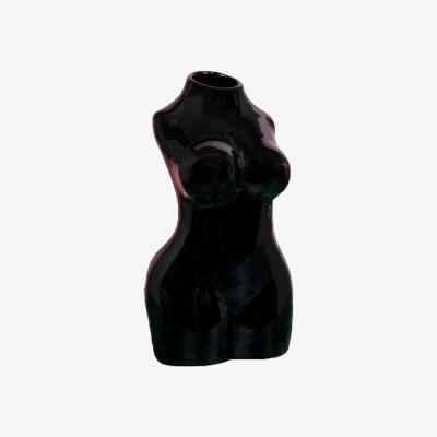 The Range Female Body Vase - Black