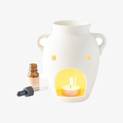 The Range Vase Shaped Oil Wax Burner - White