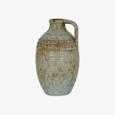 The Range Capella Krater Bottle Vase - Decorative Home Vase - Indigo - Indigo
