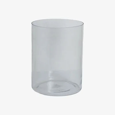 The Range Tasman Large Glass Cylinder Vase For Elegant Decor - Clear