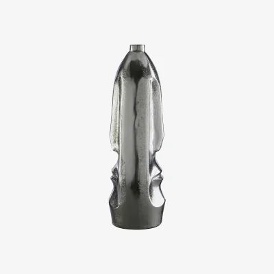 The Range Cayden Large Smoked Black And Gold Vase - Aluminium 100%