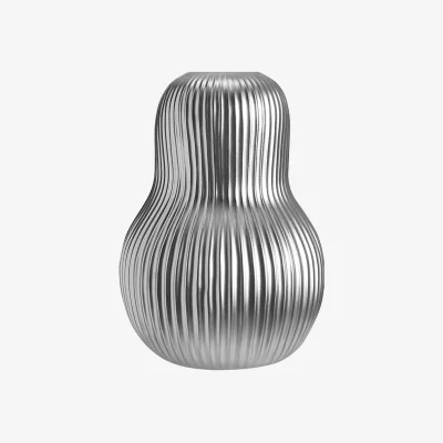 The Range Lifeideas Gourd Porcelain Vase - Silver