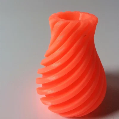 The Range Diagonal Vase 8cm - Orange