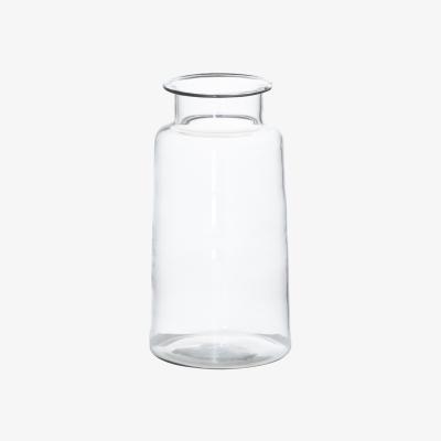 The Range Tall Wide Neck Bottle Vase - Clear