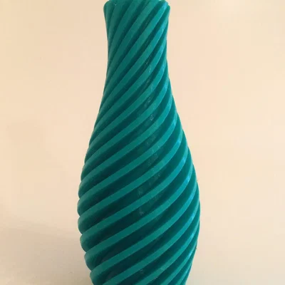 The Range Diagonal Vase 14cm - Teal
