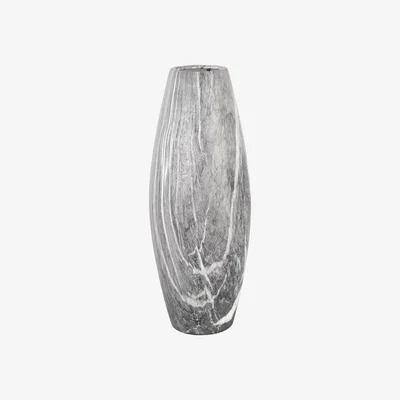 The Range Grey Marble Effect Vase