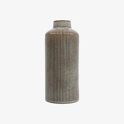 The Range Sofia Textued Vase - Brown